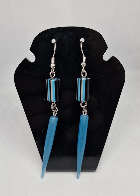 Blue plastic
