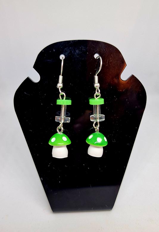Green mushrooms