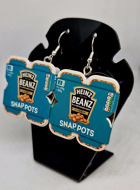 Heinz Beanz earrings